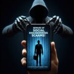 Social engineering is a cybercrime method where scammers trick people into sharing confidential information